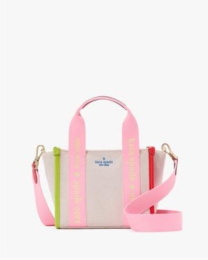 Kate Spade Kip Canvas Mini Tote - Pink