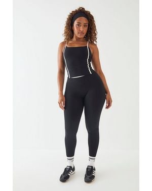 DSGN Studio Sculpt Contrast Waistband Legging - Blue