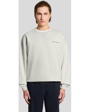 Lyle & Scott Heavyweight Script Sweatshirt - White