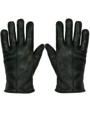 Infinity Leather Thermal Gloves - Black