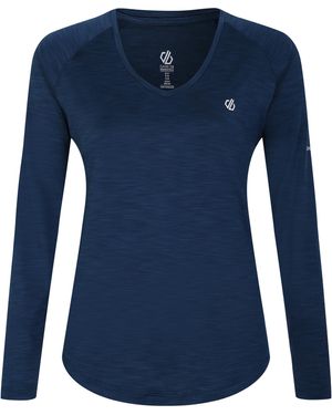 Dare 2b Ladies Discern Long Sleeve T-Shirt (Moonlight Denim) - Blue