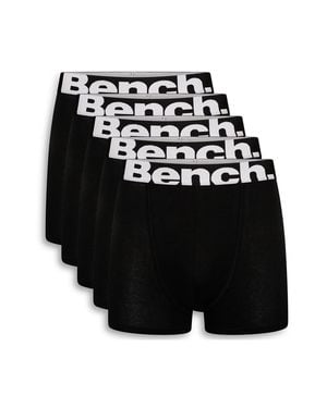 Bench 5 Pack 'Marco' Cotton Rich Boxers - Black