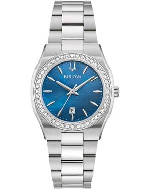 Bulova Surveyor Watch 96R246 Stainless Steel - Blue