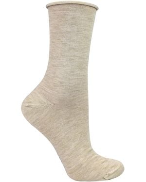 Steve Madden Ladies Cashmere Socks - Natural