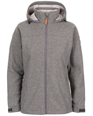 Trespass Ladies Rosa Jacket (Dark Marl) - Grey