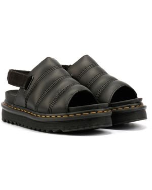Dr. Martens Kole Leather Sandals - Black