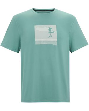 Regatta Fingal Hydrofoiling T-Shirt (Arctic) - Green