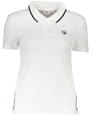 Fila Cotton Polo Shirt Material_Cotton - White