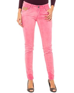 La Martina Elastic Trousers With Skinny Cut Hems Hwt010 - Pink