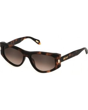 Just Cavalli Sjc034 55 5509Aj Sunglasses - Brown