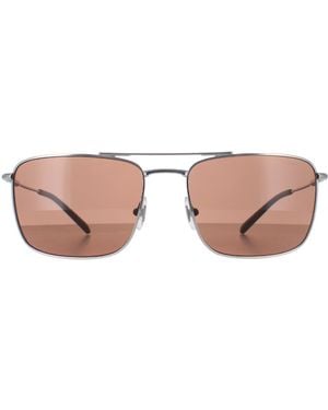 Arnette Rectangle Dark An3088 Boulevardier Metal - Brown