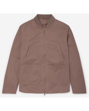 Oliver Sweeney Showerproof Bomber Jacket - Brown