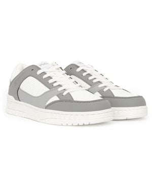 Crosshatch Men's Crepstar Trainers In Grey - Metallic