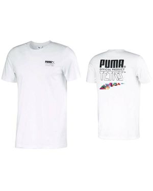 PUMA X Tetris Short Sleeve T-Shirt 597138 02 - Black