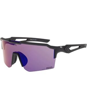 G.O.D Eyewear Valhalla Uv400 Cycling Running Sunglasses With Zeiss Mirror Hydrophobic Lens - Purple