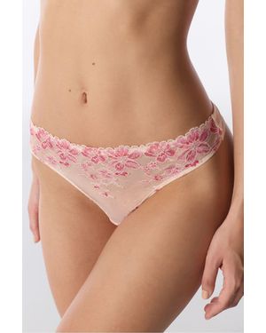 Penti Floral Thong - Pink