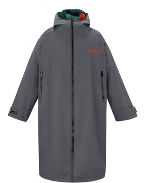 Regatta Adult Mountain Changing Robe (Dark Storm) - Grey