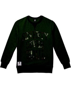 Seventyseven Seventyseven Heather 'Tropical Soul' Crew Sweatshirt Cotton - Green