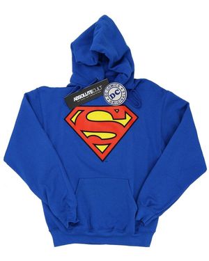 Dc Comics Superman Logo Hoodie (Royal) - Blue