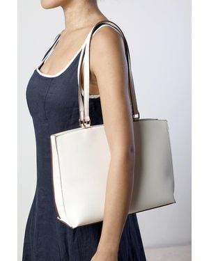 Where's That From Wheres Mariella Faux Leather Tote Bag - Blue