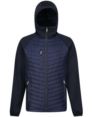 Regatta Navigate Quilted Hybrid Jacket /Slate) - Blue