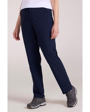 Mountain Warehouse 'Delta' Stretchy Trousers Sun Protection Quick Dry Trousers Polyamide - Blue