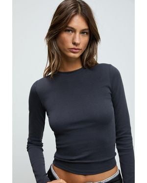 Grimelange Slim Fit Crew Neck T-Shirt - Blue