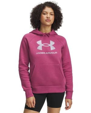 Under Armour Rival Fleece Shimmer - Pink