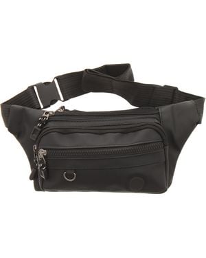 Wynsors Bum Bag Cossbody Bag Multiple Compartments Heidi Zip Fastening Textile - Black