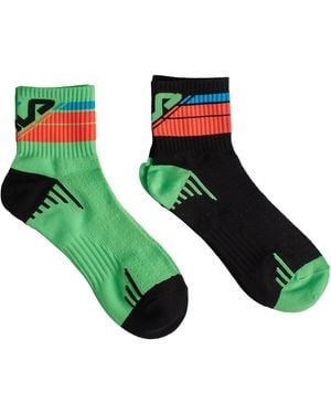 Fila Pack-2 Sport Quarter Socks F9057 For And - Green