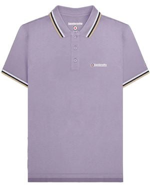 Lambretta Ss25 Triple Tipped Polo Shirt (Dusk) - Purple