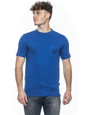Versace 19.69 Abbigliamento Sportivo 19V69 T-Shirt Ivan Royal Cotton - Blue
