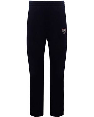 Lotto Leggenda N Contrast Cuffed Track Trousers Cotton - Blue