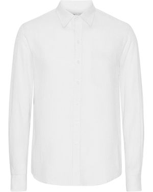 COLORFUL STANDARD Long Sleeve Linen Shirt - White