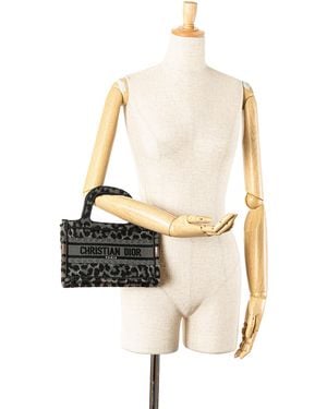 Dior Leopard Print Tote Bag - Natural