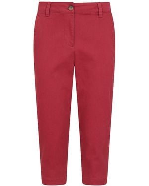 Mountain Warehouse Ladies Bay Organic Capri - Red