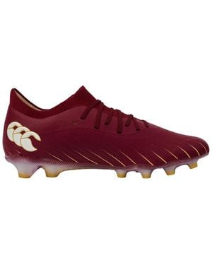 Canterbury Adult Speed Falcon Elite Soft Ground Rugby Boots Dahlia) - Red