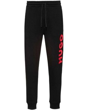 HUGO Dutschi Logo Slim Joggers Cotton - Black