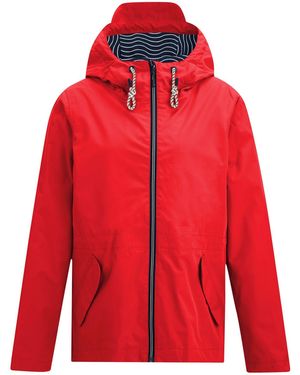 Regatta Ladies Bayletta Grid Distress Waterproof Jacket (High Risk) - Red