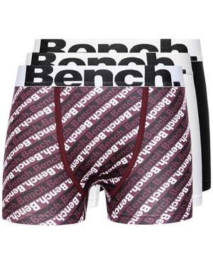 Bench Mendes 3Pk Boxer Shorts - Purple