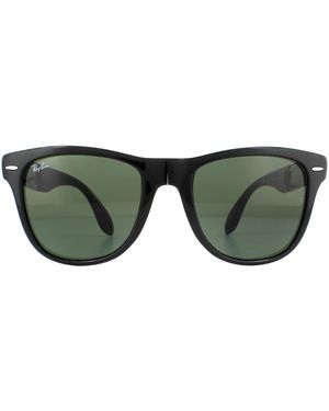 Ray-Ban Sunglasses Folding Wayfarer 4105 601 54Mm - Green