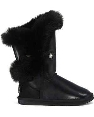 Australia Luxe Nordic Short Satin - Black
