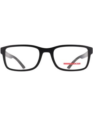 Prada Rectangular Rubber Ps06Rv - Black