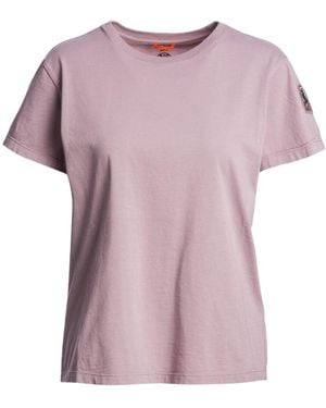 Parajumpers Plain Taupe Alloy T-Shirt - Purple