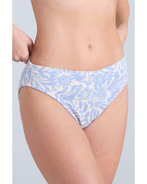 Mountain Warehouse 'Iona' Tie Side Bikini Bottoms Chlorine Resistant Summer Swimwear - Blue