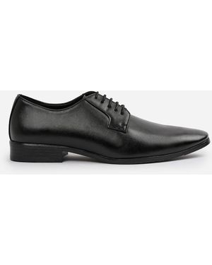 Where's That From Wheres 'Elliot' Lace Up Derby Formal Dress Work Shoes - Black