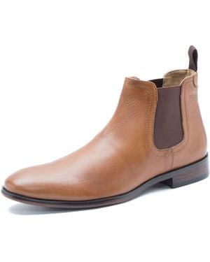 Red Tape Beeston Leather Chelsea Boots - Brown