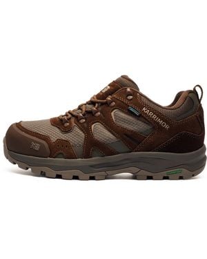 Karrimor Premium Bodmin Low 6 Waterproof Hiking Shoes - Brown