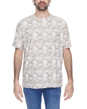 Antony Morato Gestructureerde T-Shirt Model An13368100127Ro - Wit