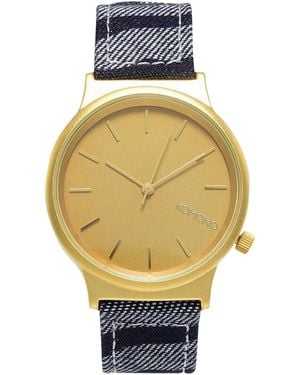 Komono Horloge Kwarts Goud - Metallic
